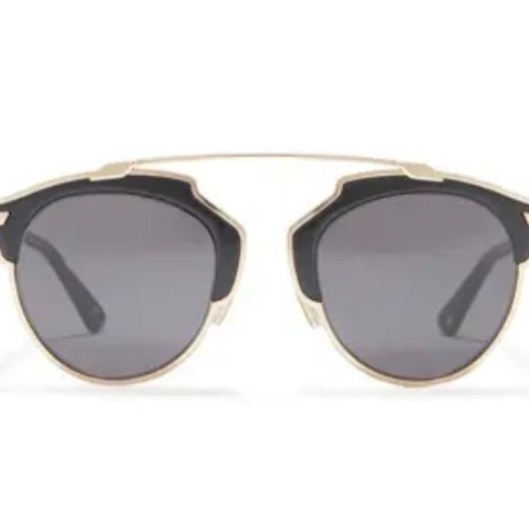 Dior So Real Brow Bar Aviator Sunglasses Rose #1 - Picture 7 of 16